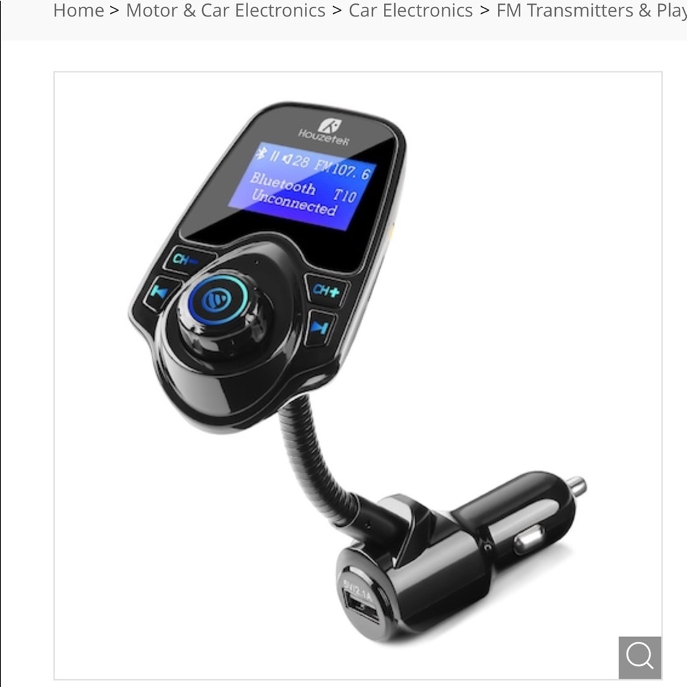 (SOLD) Houzeteh Car Charger Transmitter T10